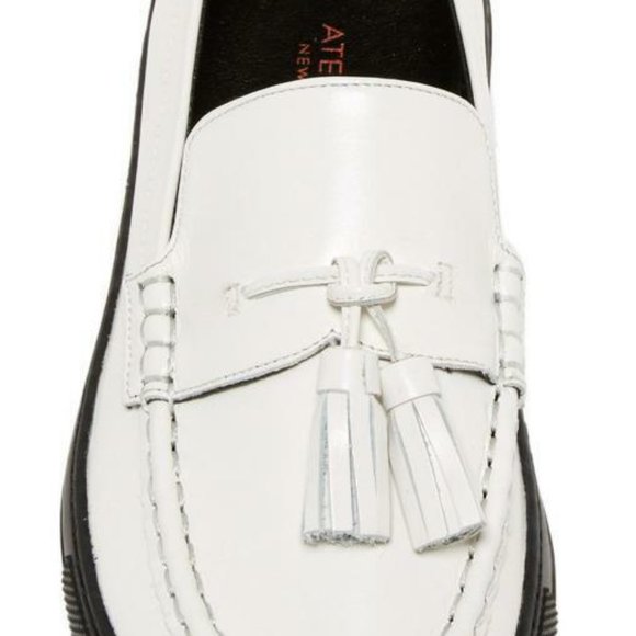 ATELJE 71 New COLE Leather Tassel Platform Flats Loafers Flatforms NIB Womens  7 - Picture 5 of 16